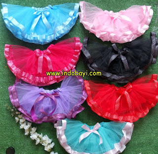 Rok tutu keriting polkadot est. 1-2th idr 43rb per pcs