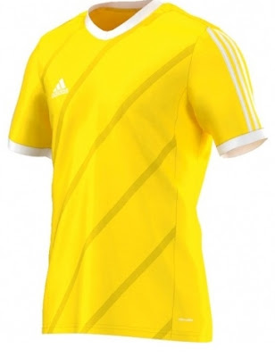 Desain Jersey Futsal Adidas Warna Kuning Motif