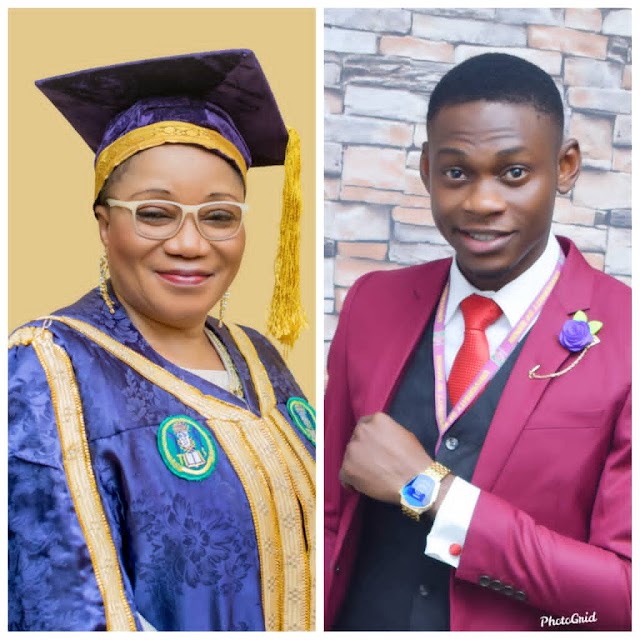 Comr. Egwu Benjamin Lotanna, President Students' Union Government, University of Benin. wishes Prof. Lillian Salami - A Happy International Women's Day Celebration.