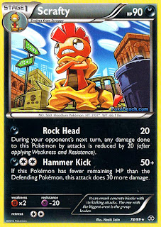 Scrafty Next Destinies Pokemon Card