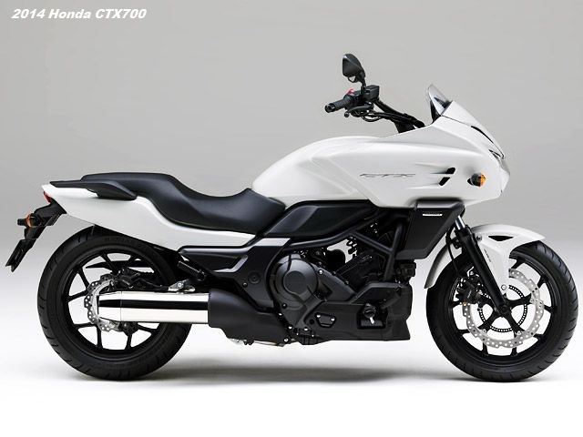 2014 Honda CTX700 DCT white