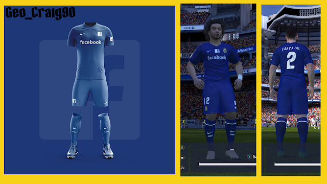 PES 2016 Kits Real Madrid Fantasy Social Media (Works on PES 2017) By Geo_Craig90