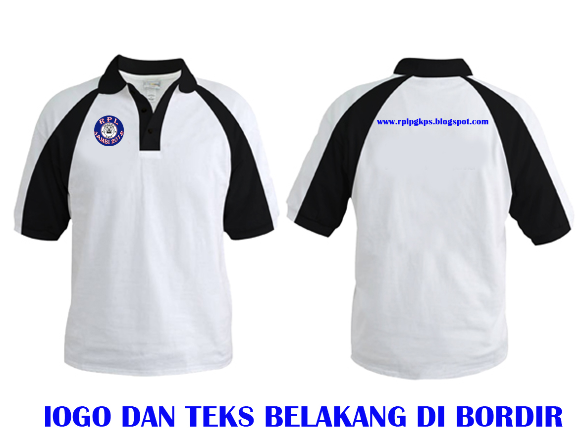  CONTOH KAOS POLO T SHIRT RPL PGKPS 2019 LOGO DAN TEKS 