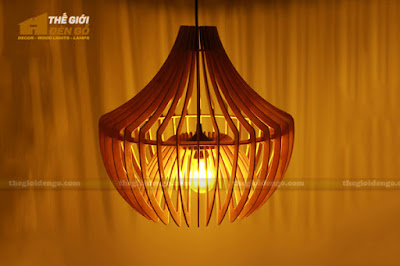 Thế Giới Đèn Gỗ - 8 mẫu đèn trang trí gỗ cho phòng ăn đẹp lung linh 3