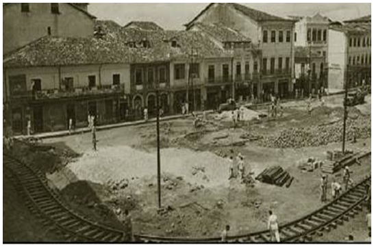 Resultado de imagem para ANTIGAS FOTOS DA PRAÇA DA SÉ SALVADOR