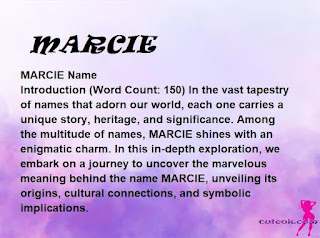 meaning of the name "MARCIE"
