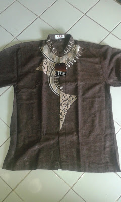 Baju Koko Motif Bahan Triji