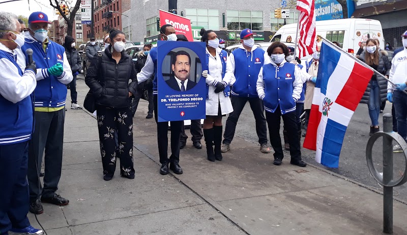 Emotivo homenaje en el Alto Manhattan a médico dominicano fundador de SOMOS fallecido por coronavirus 