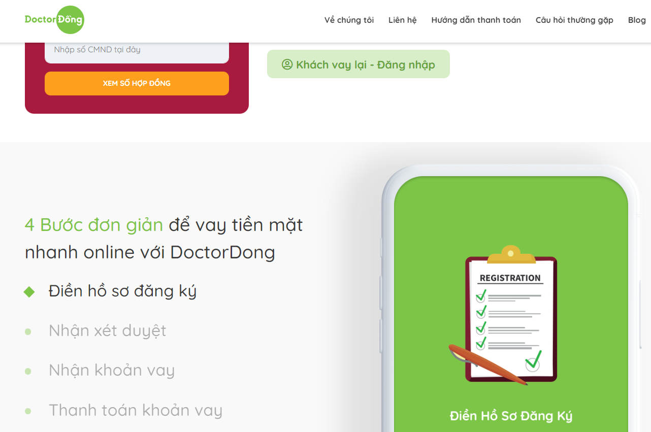 Vay lần 3 Doctordong