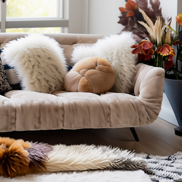 Seasonal Faux Fur Decor Elevate Your Home Year-Round