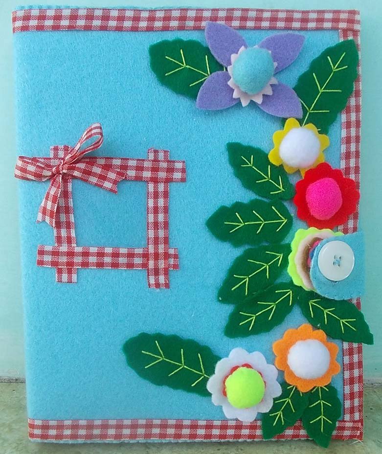  Kerajinan  Tangan Flanel Felt HandCraft Cover  Buku Binder