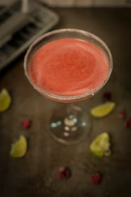 Raspberry and LIme Cocktail