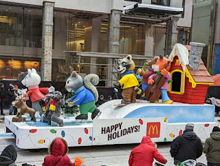 McDonald's Float Santa Claus Parade.