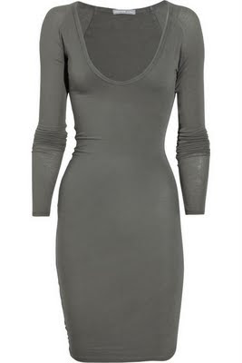 Lightweight wool-jersey dress