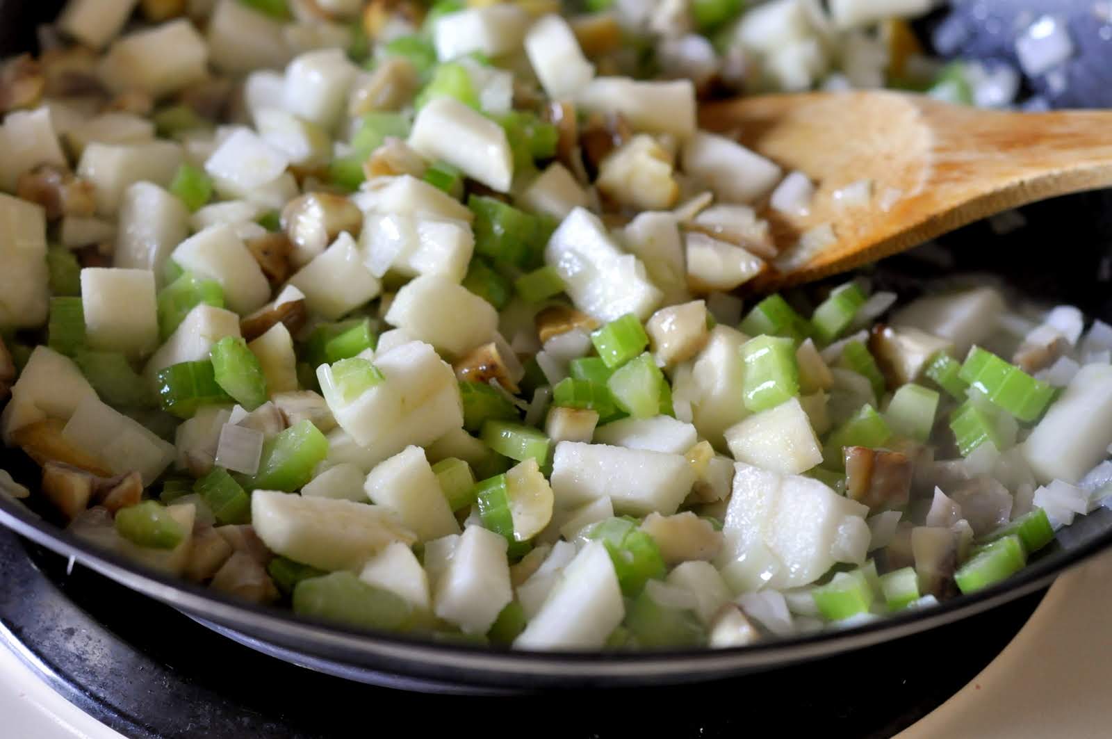 Apple Chestnut Stuffing | Taste As You Go