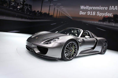 Porsche 918 Spider al Salone di Francoforte 2013