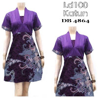 Baju Batik Dress Murah