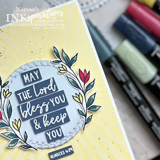 Courage & Faith for the Stamping INKspirations Blog Hop Color Challenge | Nature's INKspirations by Angie McKenzie