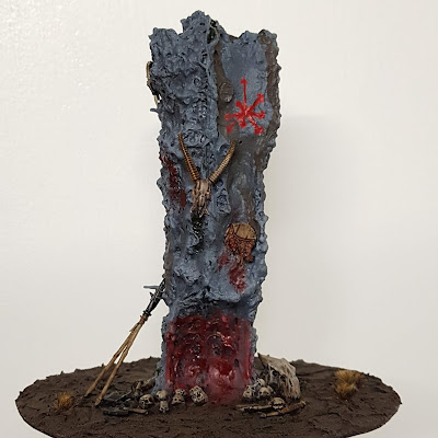 Scratch-built Herdstone for Warhammer Age of Sigmar Brayherd