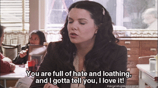 you are full of hate and loathing and i love it