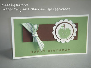 Tart and tangy and Stampin Up