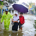 Polantas Depok Bantu Korban Banjir