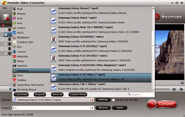 Galaxy S3 and S3 Mini Format