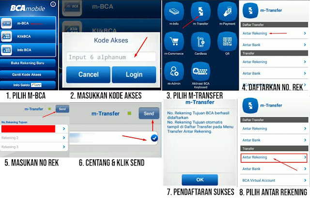 cara transfer lewat bca mobile