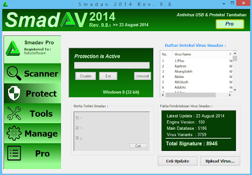 SmadAV Pro 2014 Rev. 9.8.1