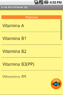 Guia Nutricional Up App Android