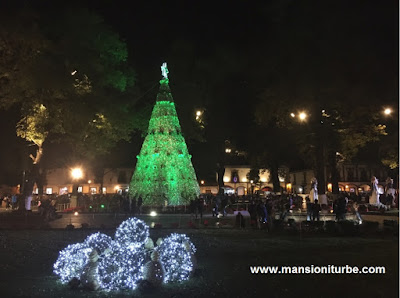 The Christmas Tree at the Vasco de Quiroga Square in Pátzcuaro