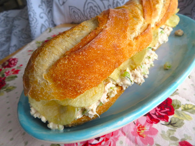 Crunchy Tuna Salad Baguette