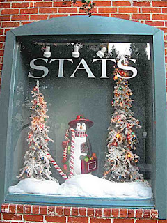 Christmas Penguin in Stats Window