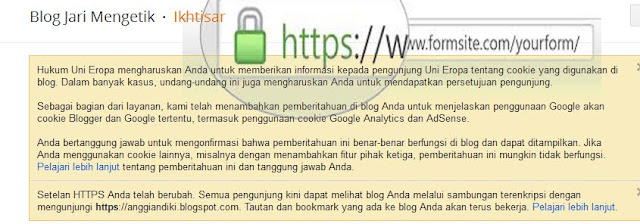 Sistem Luar Biasa Google Amankan Blogspot Migrasi Http Menjadi Https