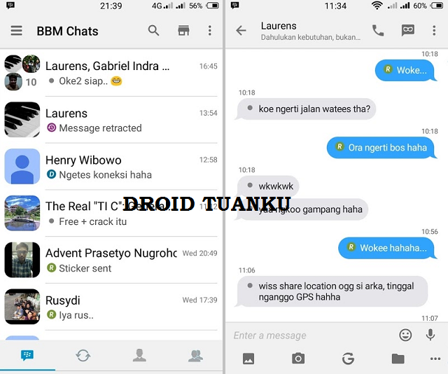 Download BBM Mod IOS Light v3.2.2.8 apk