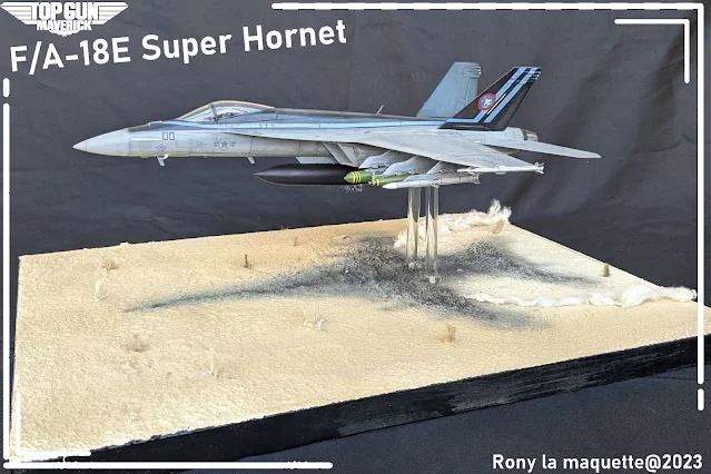 Diorama F/A-18E Super-Hornet de Top Gun : Maverick