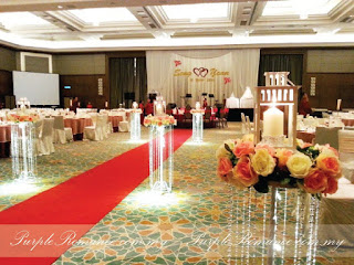 Photo Booth Backdrop Decoration, wooden signage with country names, green carpet, green grass balls, wedding poster, welcome board with country passport stamps, initial, london bags, white fences, aeroplane, cute, clouds, Kuala lumpur, mandarin oriental hotel, selangor