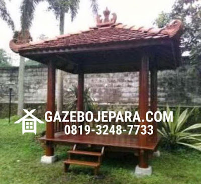 Gazebo Glugu Atap Genteng