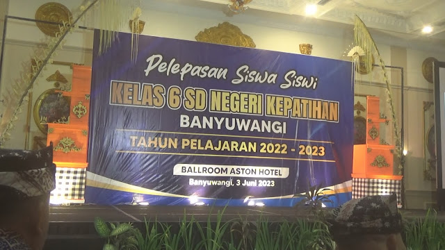 PELEPASAN SISWA SISWI KELAS 6 SD NEGERI KEPATIHAN 2023