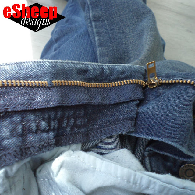replacing a jeans zipper