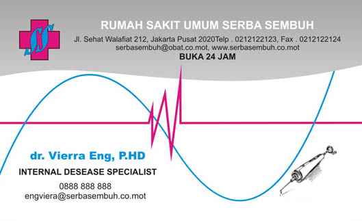 Contoh desain kartu nama tritone note hanya contoh nama perorangan 