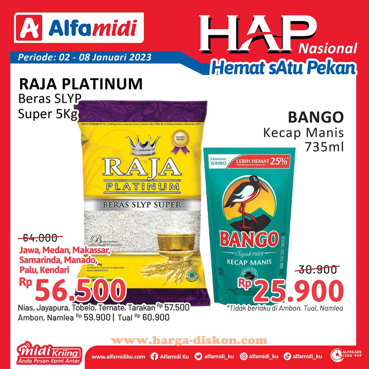 Promo ALFAMIDI Hemat Satu Pekan 2 - 8 Januari 2023