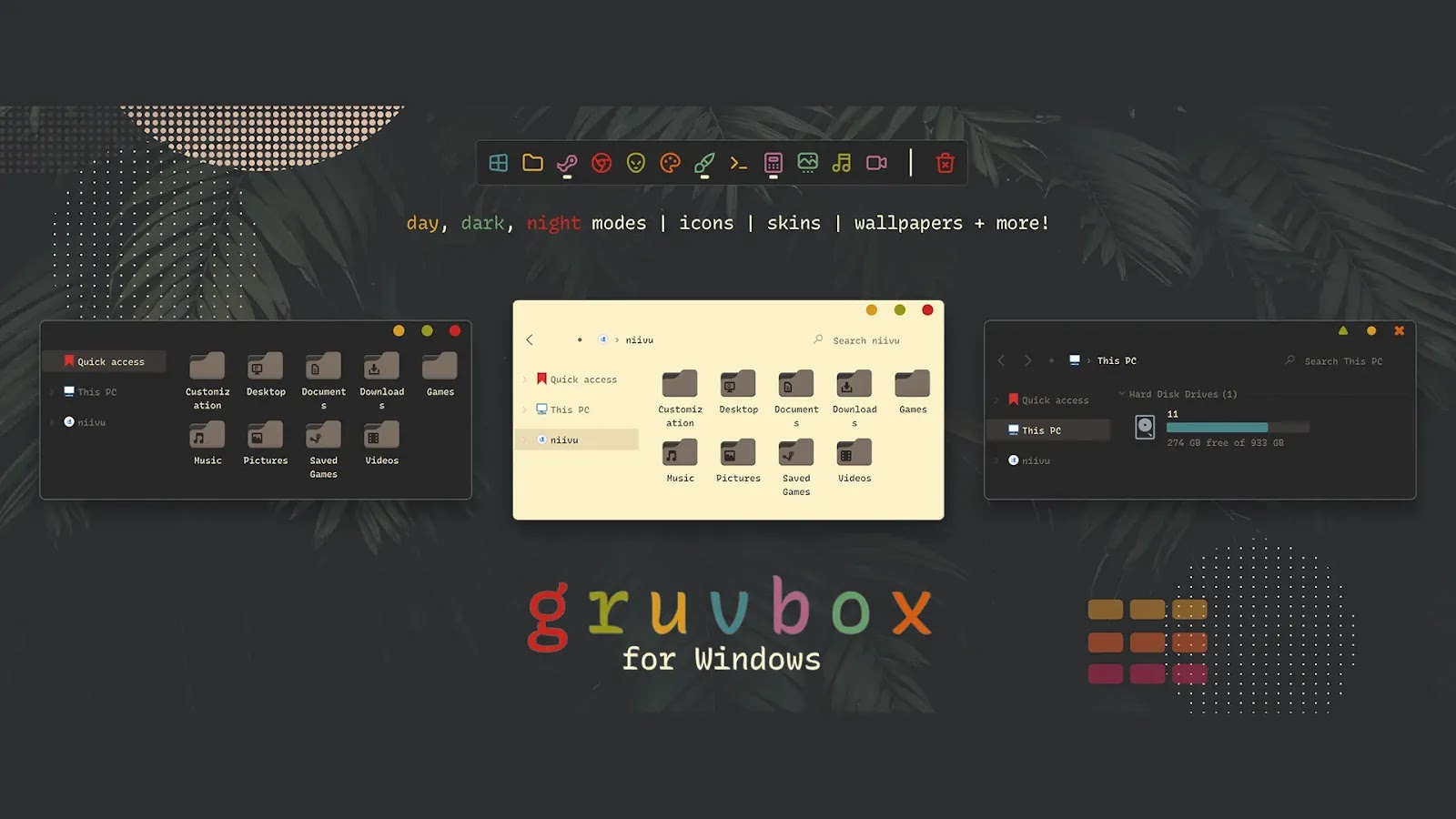 Gruvbox-Theme-For-Windows