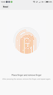 Cara Aktifkan Fitur Finger Print Xiaomi Redmi 3 Pro