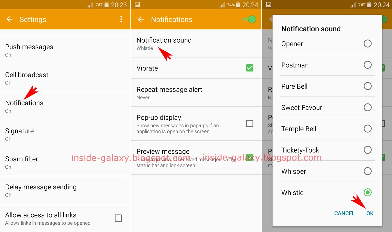 ... Fix No Notification Sound when New Messages Arrive in Android 5.0.1