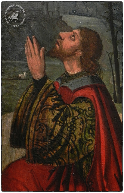 PONT-SAINT-ESPRIT (30) - Peinture "Joachim chassé du Temple" (XVe siècle)
