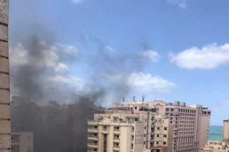 عاجل بالصور : انفجار سيارة مفخخة بشارع المعسكر الروماني في  الإسكندرية