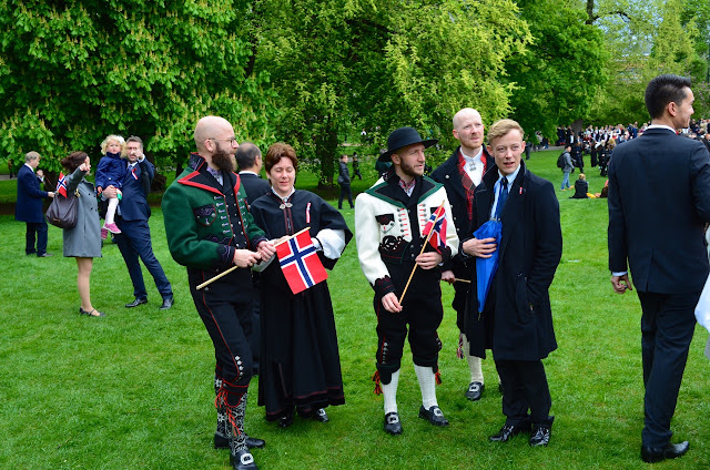 Traditional Norwegian Bunad on Constitution Day