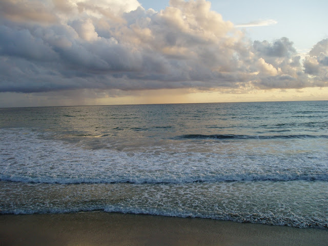 Lluvia en el mar