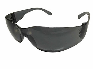 Safety Glasses - Anti scratch, Anti fog, Anti UV Safety Sunglasses in Dark Smoke Color- OSHA Compliant ANSI Certified, Great Mororcycle Glasses, Hunting Glasses, Shooting Glasses by Herbster Eyewear